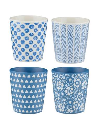 Κούπα κεραμ.μπλε/λευκή  7,7Χ8,3...
