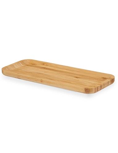 Πιατέλα bamboo φυσικό 29,5x11,5cm