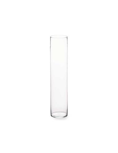 Βάζο κυλινδρικό  γυαλ. Φ15Η70cm