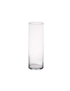 Βάζο κυλινδρικό γυαλ.Φ10Η30cm