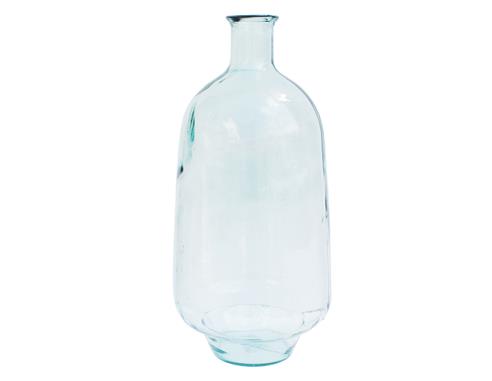 Βάζο γυάλ.recycled.διάφανο Η60cm