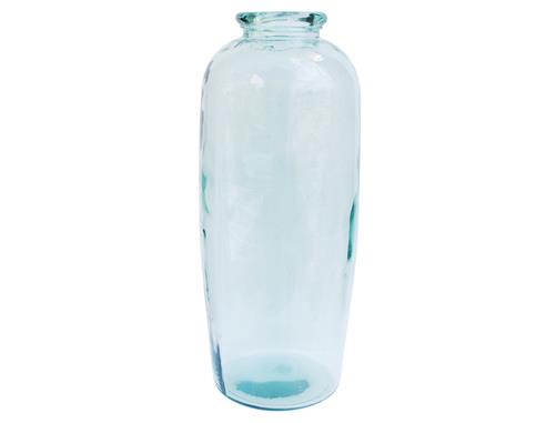 Βάζο γυάλ.recycled Διάφανο Η70cm