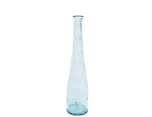 Βάζο γυάλ.recycled διάφανο Η80cm