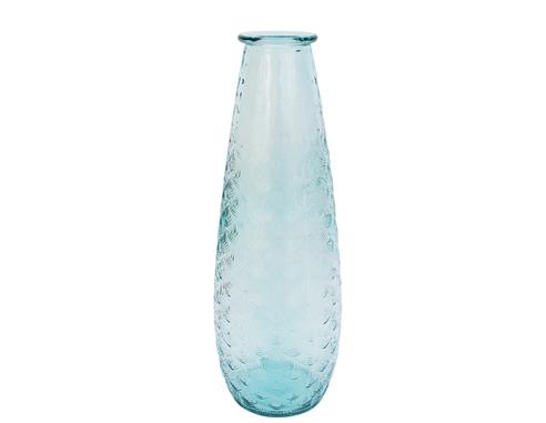 Βάζο γυάλ.recycled διάφανο Η55cm