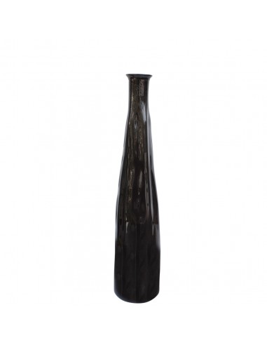 Βάζο γυάλ.recycled καφέ σκ.γαλ. Η80cm