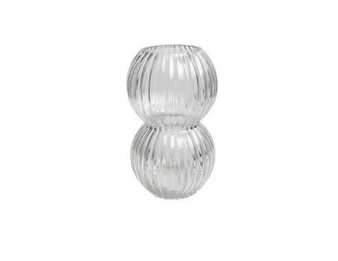 Βάζο γυαλ. διάφανο Φ11,5 Η20cm
