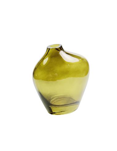 Βάζο γυάλινο πράσινο 15Χ8,5Η17cm