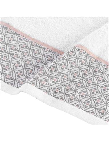 Πετσέτα "jacquard Belina" λευκή 50x90cm