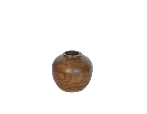 Βάζο mango καφέ vintage Φ22Η18,5cm