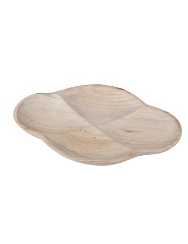 Πιατέλα σερβ.paulownia  οβάλ φυσικό...