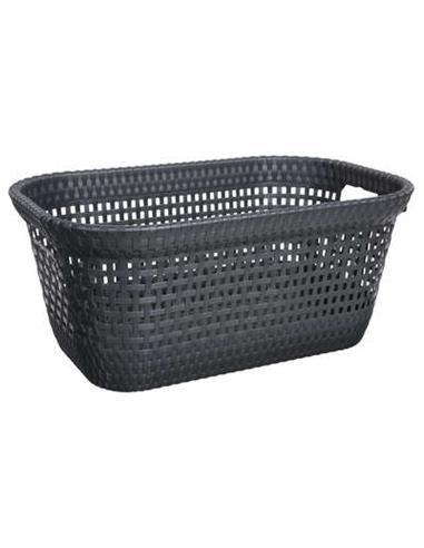 Καλάθι πλαστικό γκρι 45L 59x38,5x26cm