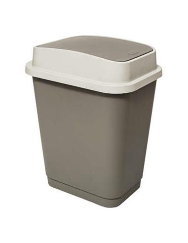Κάδος απορριμάτων πλαστ. μπεζ 25L...