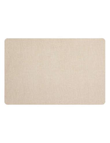Σουπλά PVC/λινό μπεζ 45x30cm