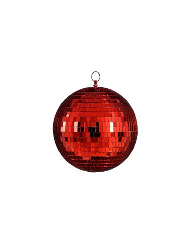 Μπάλα disco mirror κόκκινη 20εκ.