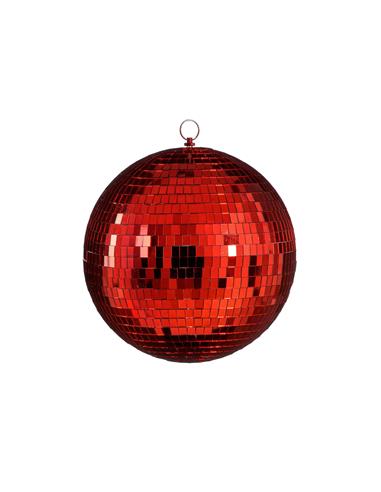Μπάλα disco mirror κόκκινη 25εκ.