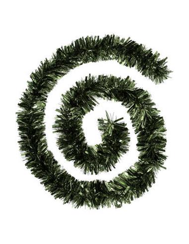 Γιρλάντα Tinsel πράσινη σκ. Φ6Η100cm