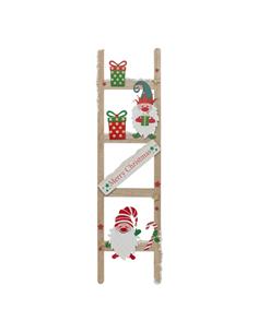 Σκάλα ξυλ.με ξωτικά Η65cm
