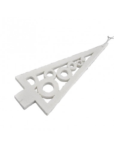 Δένδρο 39εκ. λευκό foam glitter