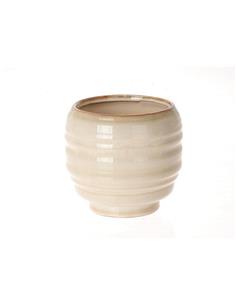 Κασπώ κεραμ.cream Φ8,5 Η7,5cm