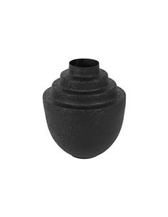 Βάζο μεταλ.μαύρο Φ20Η24,5cm