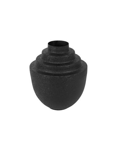 Βάζο μεταλ.μαύρο Φ20Η24,5cm