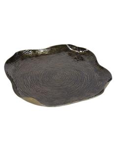 Πιατέλα μεταλ. Μαύρη Φ38 Η4cm