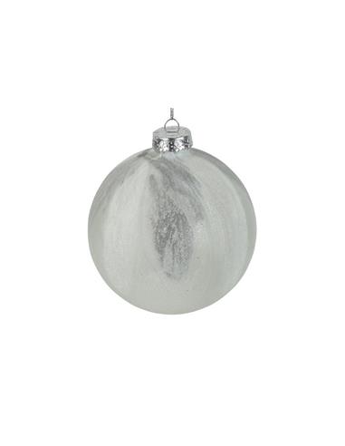 Μπάλα γυαλ.marble ρίγες Φ10cm
