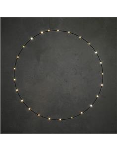 Στεφάνι μαύρο με 25LED...