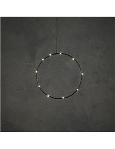 Στεφάνι μαύρο με 10LED...