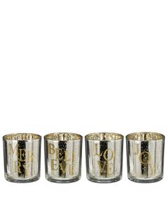 Κηροπήγιο γυαλ.ποτήρι ασημί...