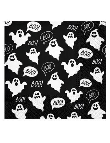 Χαρτοπετσέτες 3φυλλες "GHOSTS" 33x33...