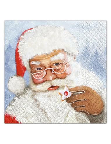 Χαρτοπετσέτες 3φυλλες "SANTA" 33x33...