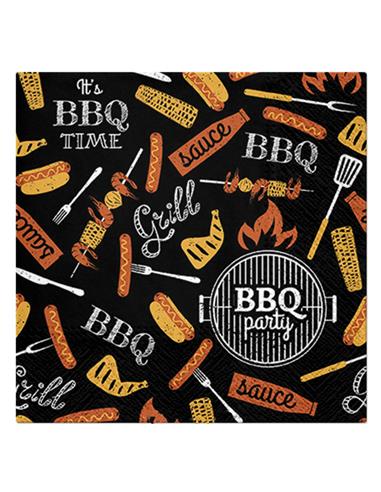 Χαρτοπετσέτες BBQ PARTY σετ20τμχ 33x33cm