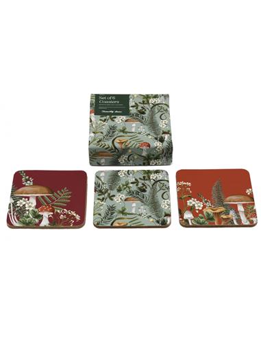 Σουβέρ MUSHROOM set 6τμχ