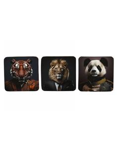 Σουβέρ "JUNGLE ANIMAL" set...