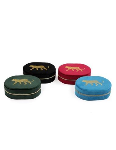 Μπιζουτιέρα LEOPARD 4χρώματα 15,5cm