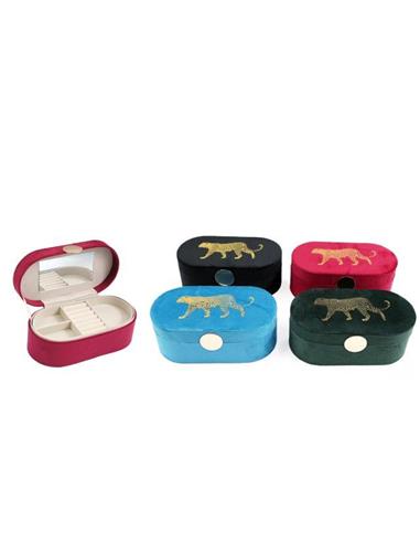 Μπιζουτιέρα LEOPARD 4χρώματα 25,5cm
