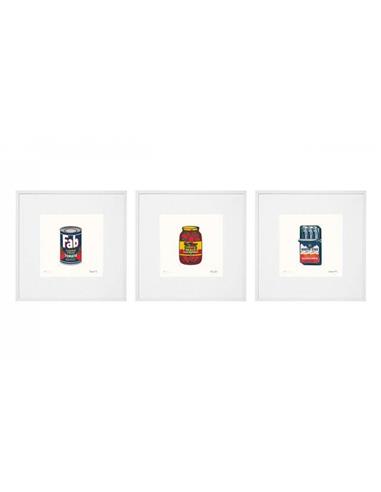Κάδρο "VINTAGE PANTRY" 3σχέδια 40x40cm