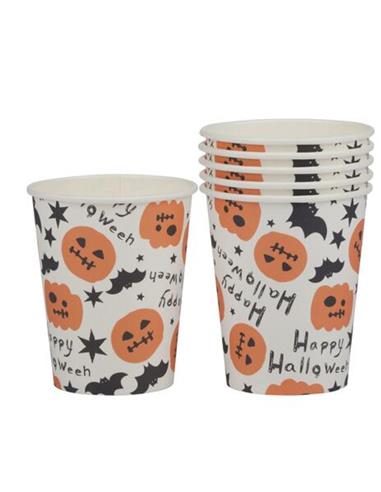 Ποτήρι Halloween Φ7,5Η9cm 6τμχ