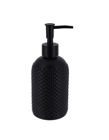 Dispenser γυαλ.μαύρο dots 410ml/Φ7 H...