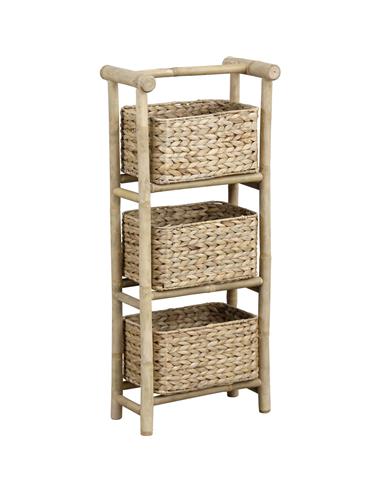 Ραφιέρα bamboo/3καλάθια υδροϋάκυνθου...