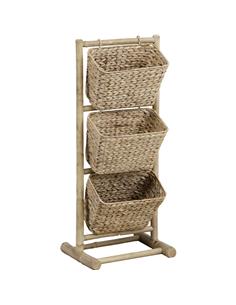 Ραφιέρα bamboo/3καλάθια...