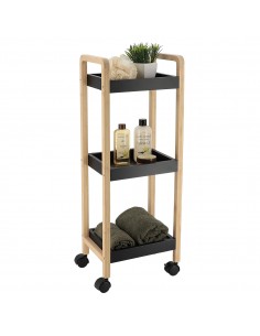 Ραφιέρα bamboo/mdf 3 ράφια... 2