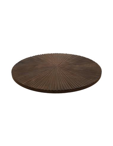 Διακοσμ.τοίχου στρογγ.καφέ Φ70cm