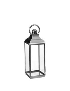 Φανάρια μεταλ.INOX ασημί...