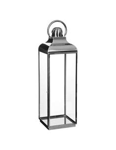Φανάρια μεταλ.INOX ασημί...
