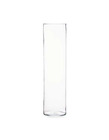 Βάζο κυλινδρικό γυαλ. Φ12 Η 40cm