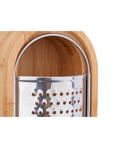 Τρίφτης bamboo οβάλ 15,5X7Η4cm 2