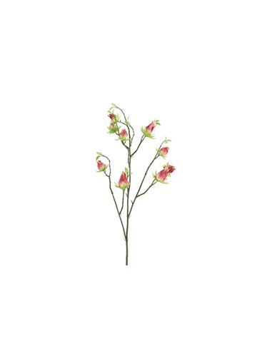 Υβίσκος κλαδί ροζ H76cm