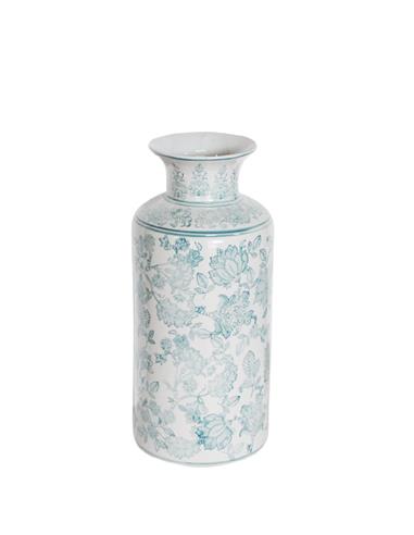 Βάζο celadon green porc.flower 18x41cm